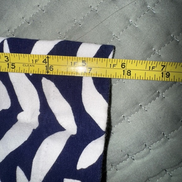 Lilly Pulitzer Navy & White I Got Lucky Bird Charlene Chevron Shift Dress S - Picture 10 of 15